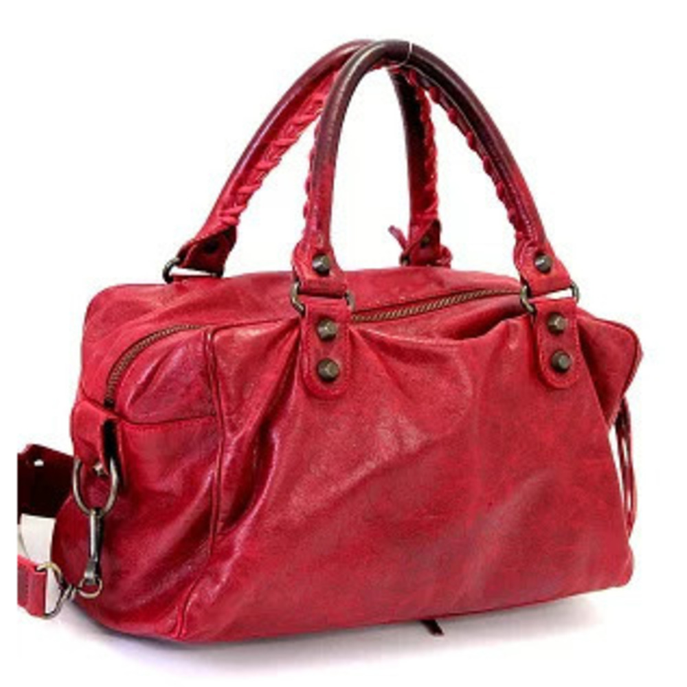 Balenciaga The Twiggy Bag Leather Red - Picture 3 of 6